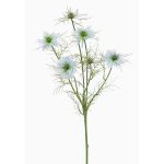 Comino negro artificial SEVIN, azul claro y verde, 65 cm, Ø 6-7 cm