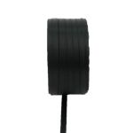 Cinta de satén doble VIPKE, negra, 50 m, 6 mm
