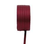 Cinta de satén doble VIPKE, rojo burdeos, 50 m, 3 mm