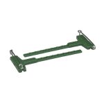Alfileres de flor para boda TIBANA con soporte de plástico, 25 unidades, verde, 6,4 cm