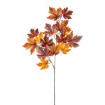 Rama de arce artificial SNORVE, naranja-marrón, 90cm