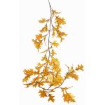 Guirnalda artificial de roble ERASMIA, amarillo-naranja, 180cm