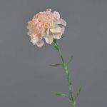 Flor artificial de clavel NIRUSHA, rosa-crema, 65 cm, Ø 9 cm