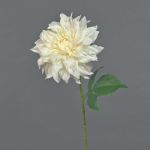 Flor artificial de dalia NATSU, rosa crema, 60 cm, Ø 17 cm