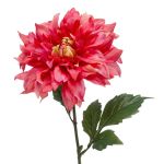 Flor artificial de dalia NATSU, fucsia-rosa, 60cm, Ø17cm