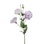 Kunstblume Lisianthus JENO, helllila-creme, 65cm, Ø7-9cm