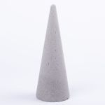 ®mosy Cono de esponja floral ZOILA para flores artificiales, gris, 24cm, Ø9cm