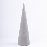 ®mosy Cono de esponja floral ZOILA para flores artificiales, gris, 40cm, Ø12cm