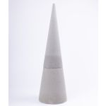 ®mosy Cono de esponja floral ZOILA para flores artificiales, gris, 60cm, Ø19cm
