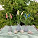 Traubenhyazinthen künstlich im Bund NESANET, blau, 20cm