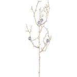 Deko Haselnusszweig Zweig VIGROX mit Diamanten, gold, 60cm
