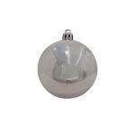 Bolas navideñas TEODORA, 6 piezas, plata brillante, Ø7cm