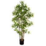 Bambú artificial YAN, cañas de bambú natural, 80cm