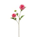 Kunstzweig Dahlie CEVAST, rosa, 70cm, Ø7-8cm