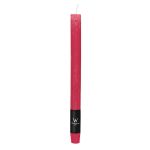 Vela larga AURORA, frambuesa, 27cm, Ø2,2cm, 10h - Made in Germany