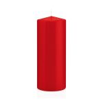 Vela votiva / vela de pilar MAEVA, roja, 20cm, Ø8cm, 119h - Hecho en Alemania