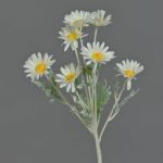 Margarita de plástico LEONIA, blanca, 60cm, Ø5cm