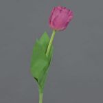 Tulipán de plástico ROMANA, fucsia, 45cm, Ø6cm