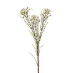 Flor de cera de plástico MEDEA, crema, 80cm