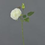 Rosa artificial CESCA, crema, 40cm