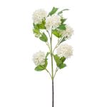 Rama de viburno artificial FONTE, crema, 75cm