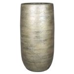 Jarrón de cerámica AGAPE con grano, oro, 50cm, Ø24,5cm