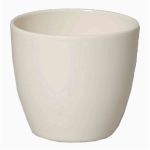Maceta para plantas TEHERAN BASAR, cerámica, crema, 12cm, Ø13,5cm