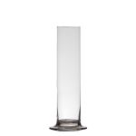 Florero ABIRAMY de vidrio, base, transparente 15cm, Ø6cm