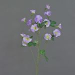 Künstliche Trichterwinde Zweig IORDANIS, lila-grün, 80cm, Ø3-5,5cm