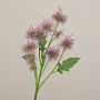 Rama decorativa de cardo esférico GESKENDA, lila, 60 cm, Ø 3,5-5 cm