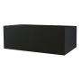 Jardinera rectangular NALTIS de plástico, negra, 100 x 40 x 41 cm