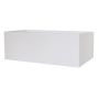 Jardinera rectangular NALTIS de plástico, blanca, 100 x 40 x 41 cm