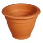 Macetero de terracota MIRVAL con diseño antiguo, 37cm, Ø53cm