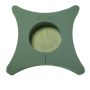 Esponja floral húmeda OASIS® para cofres funerarios, cofres, arreglos florales fúnebres, con base de madera Bioline, verde, 45 x 45 x 5,5 cm