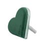 OASIS® Esponja para arreglos florales en húmedo, soporte para ramo de novia en forma de corazón con mango de plástico, base de espuma rígida EcoBase, verde, 19 x 19 cm