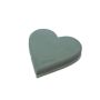 Espuma húmeda OASIS® en forma de corazón, decoración para bodas, base de espuma rígida EcoBase, verde, 50 x 50 x 5 cm