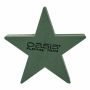 Esponja de inserción en húmedo OASIS® Estrella, base de madera Bioline, verde, 30x30x4,5cm