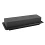 OASIS® Black Ideal, esponja de agua rectangular para arreglos florales, en recipiente de Papercompound, negro, 25x9x5cm