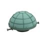 Espuma floral húmeda OASIS® para desfiles de coches, decoración de bodas, base de plástico, rejilla, con ventosa, verde, 13 cm, Ø 20 cm