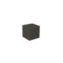 OASIS® Black Ideal, cubo de espuma para arreglos florales en húmedo, negro, 10x10x10cm