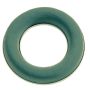 OASIS® Ideal Espuma para flores frescas en forma de anillo con recipiente de Papercompound, verde, 2,5 cm, Ø 17 cm