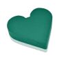 Esponja de montaje en húmedo OASIS® en forma de corazón, decoración para bodas, base de espuma rígida de poliestireno, verde, 52 x 50 x 6 cm