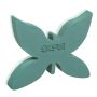 Espuma floral húmeda OASIS® con forma de mariposa, base de poliestireno rígido, verde, 34,5x27,5x6cm