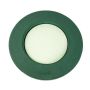 Esponja de montaje en húmedo OASIS® «Podest Ring», para arreglos florales fúnebres, base de madera Bioline, verde, 4,5 cm, Ø 37 cm