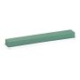 Esponja de agua OASIS® rectangular para arreglos florales, en bandeja de Papercompound, verde y blanco, 48 x 9 x 5 cm