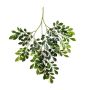 Rama artificial de rombo de naranja SCUTI, difícilmente inflamable, verde, 70 cm