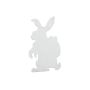 Decoración de Pascua: silueta de conejo de Pascua HOPPEL, blanco, 60 cm