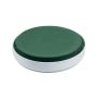 OASIS® Bandeja redonda de espuma húmeda para arreglos florales, en bandeja de plástico, verde y blanco, 4 cm, Ø 20 cm