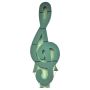 Esponja floral OASIS®, clave musical, base Bioline, soporte de madera, verde, 103x40x6,5cm