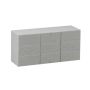 Bloque de espuma para flores artificiales OASIS®, con líneas de corte, gris, 23x11x7,5cm